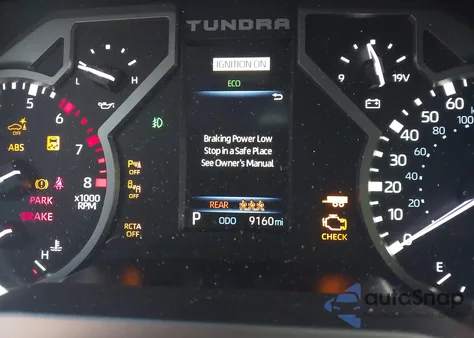 2025 Toyota Tundra Sr5 4Wd z USA, uszkodzony, nr VIN 5TFLA5DA5SX316224